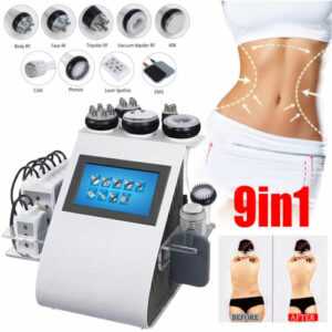 9in1 40K Ultraschall Kavitation Fettverbrennung Body Slimming Cellulite Maschine