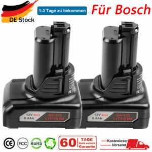 6,0 Ah Akku Für Bosch Professional GBA 12V 10,8V 2607337302 1600Z0002Y BAT420