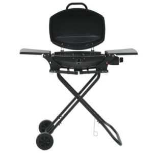 Gasgrill Tragbar mit Kochzone Schwarz