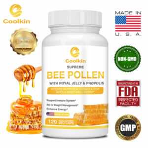 120pcs Bienenpollen - Gelee Royale, Propolis – Bio, Mehr Energie, Antioxidation