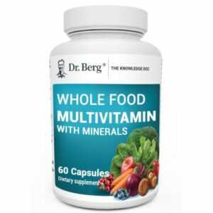 Dr. Berg Whole Food Multivitamin mit Mineralien für Männer und Frauen,60 Kapseln