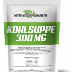 Kohlsuppe Kapseln Fettverbrenner KOMPLEX mit Apfelessig & Vitamin C Fatburner