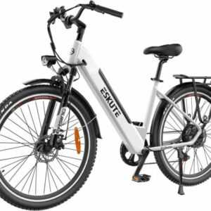 Eskute Elektrofahrrad 26'' E-Bike 250W 36V/20AH 7 Gänge Cruise City Bike Pedelec