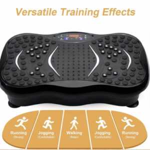 Vibrationsplatte Fitness Vibrationsgerät Heimtrainer Body Shaper Rüttelplatte DE