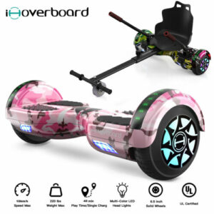 Elektro Scooter 6,5 Zoll Hoverboard Elektroroller Bluetooth Balance Board + Sitz