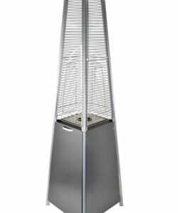 activa Pyramide Cheops II Heizpilz Terrassenheizstrahler 190cm 9,3kW - Silber