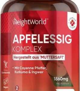 Apfelessig Kapseln 1860 mg, 180 Stück für 2 Monate, Lieferung am 3. Tag in Deuts