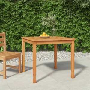 vidaXL Garten-Esstisch 85x85x75 cm Massivholz Teak