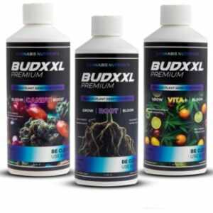 BUDXXL Premium - Cannabis Dünger Booster Set 3x 500ml Root Vita Candy try-pack