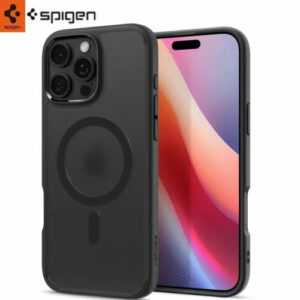 Spigen Handyhülle für Apple iPhone 16 Pro Schutzhülle Case TPU Hülle Schwarz