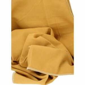 Wohndecke Kuscheldecke Decke David Fussenegger Sylt  "Uni" gold