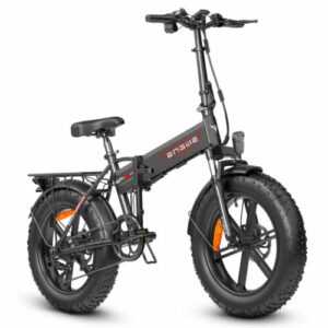 ENGWE Electric Bike Folding E-bike, 20"×4.0" Fat Tire, 7-Speed Electric Bicycle