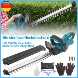 Für 18V Makita Akku Grasschere Strauchschere Akku Rasenschere Heckenschere 79cm