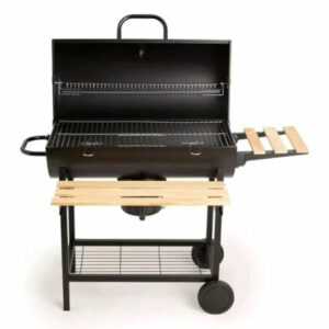 CREATE Smokey BBQ Smoker Holzkohlegrill mit Rädern/aus Edelstahl