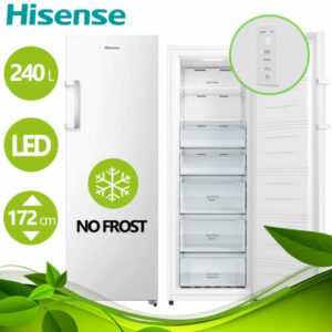 Hisense Gefrierschrank NoFrost Tiefkühlschrank Eisschrank freistehend Display