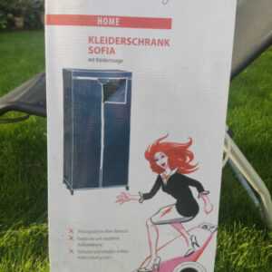 Faltbarer Kleiderschrank "Sofia" 1,50m hoch, 0,75m breit, 05m tief, atmungsaktiv