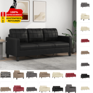 1 - 3-Sitzer-Sofa Wohnzimmer Jugendsofa Relaxsofa  Sofas & Couch Sofa Loungesofa