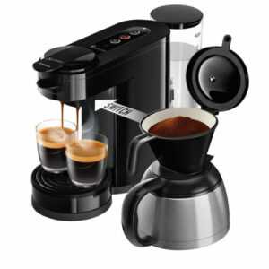 PHILIPS SENSEO® HD6592/64 Switch 2in1 Pad- und Filterkaffeemaschine, Klavierlack