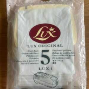 Lux Original Staub Container 5 Stück Lux 1 Staubsauger Beutel