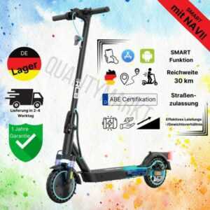 RCB EV85F NEU E-Scooter mit Straßenzulassung ABE  400w Doppelstoßdämpfer SMART