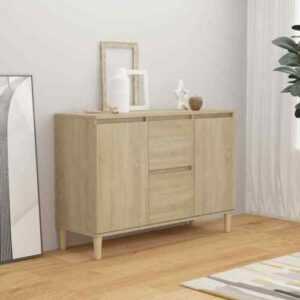 Sideboard Schrank Kommode Anrichte Aufbewahrungsschrank Sonoma-Eiche 103,5x35x70