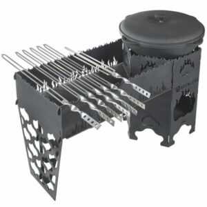 Grill Mangal Ofen Holzkohlengrill Schaschlik Kesselgrill "Orient“ Grill BBQ  3mm