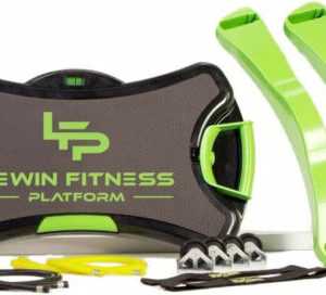 LEWIN FitnessPlatform Fitnessgerät Heimtrainer 30 Widerstandsstufen 150 Übungen