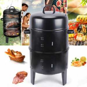 Räucherschrank Räucherofen Smoker Grill Räuchern Grill Räuchertonne Barbecue NEU