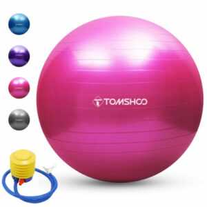 Gymnastikball 45 55 65 75 cm mit Pumpe Fitnessball Sitzball Sportball Yogaball