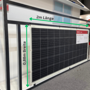 ultraleichtes Solarmodul - 310 Watt, sehr dünn und flexibel mit Ösen