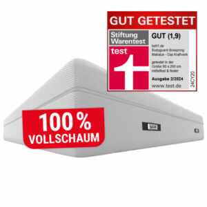 BODYGUARD® Boxspring Matratze - mittelfest & fester / Extra hoch liegen!