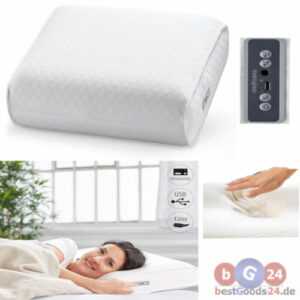 Medisana Sleepwell Kissen Orthopädische Schaumkissen Bluetooth,USB Lautsprecher