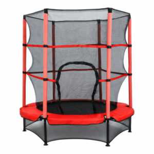 SPORTS Kinder Trampolin mit Sicherheitsnetz Indoor Jumper Fun 140cm DE