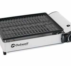 Outwell Crest Kartuschen-Gasgrill, 1900W, silber