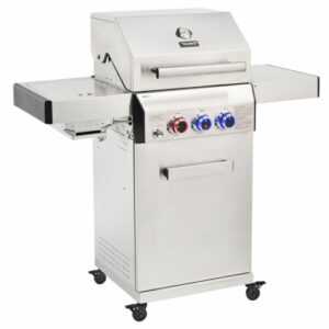 TAINO PLATINUM 2+1 Gasgrill Grill Edelstahl Sear Zone Griller Keramik-Brenner