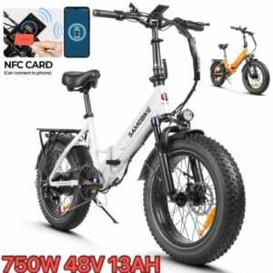 NEW 20 Zoll Elektrofahrrad,750W Ebike Klapprad 48V 13AH Mountainbike Pedelec