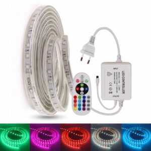 1M-25M RGB LED Stripe 5050 Leiste Streifen Band Licht Leuchte Lichterkette 230V