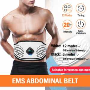 EMS Bauchgurt Trainer ABS Stimulator Bauchmuskeltrainer Trainingsgerät Exerciser