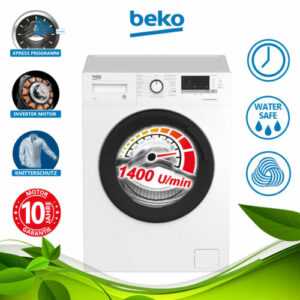 Beko Waschmaschine 8 kg Frontlader 1400 U/min Waschvollautomat Inverter Motor