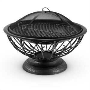 Feuerkorb Kamin Feuerschale Gartenfeuer Terrassenkamin Grillrost BBQ Stahl 75 cm