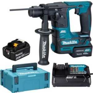 Makita Akku Bohrhammer HR166DSMJ 10,8 V SDS-plus 2x 4,0 Ah Akkus und Ladegerät