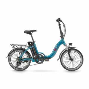 E-Bike gebraucht E-Klapprad blau 20" Klappfahrrad klein 7-Gang