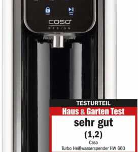 CASO HW 660 Heißwasserspender - 2600W - Schwarz/Silber - NEU & OVP