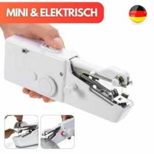 Mini Nähmaschine elektrische Handnähmaschine Mini tragbare Reisenähmaschine DE