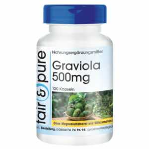 Graviola 500 mg - 120 Kapseln -  vegan | fair & pure