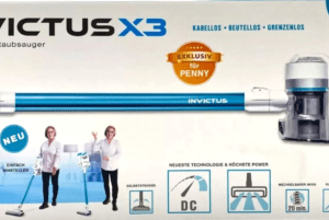 Genius Invictus X3 Beutellos 150W Akkustaubsauger Staubsauger LED Licht