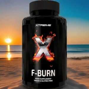 Fettburner XTREME F-BURN Vegan & Glutenfrei 100 Kaps abnehmen, Fettverbrennung,