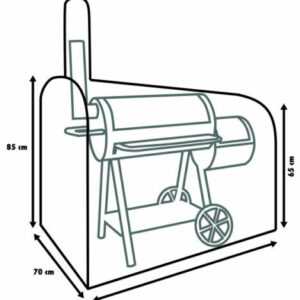 Primaster Schutzhülle Universal 150x80x150 cm für Smoker Grillkamin Abdeckung