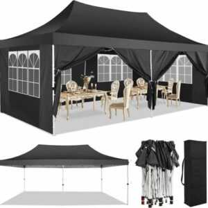 Pavillon 3x3/4,5/6m Wasserdicht Faltpavillon Pop Up Partyzelt Gartenzelt Pavilon