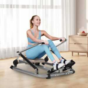 LCD Rudergerät Rudermaschine Ruderzugmaschine Klappbar Fitness Cardio bis 120kg